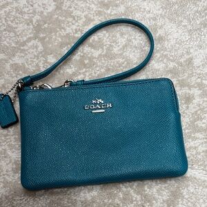 Coach Turquoise  Wristlet